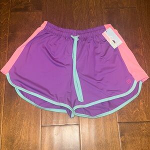 NWT Set Active Purple and Pink Athletic Annie Shorts -16